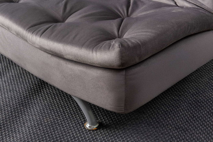 Atelier Del Sofa Rivo Sofá-Cama de 3 Plazas Gris